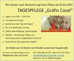 Aktion 2für1 Tagespflege Gräfin Cosel